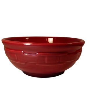 Longaberger Pottery Woven Traditions Paprika 5" All Purpose Bowl